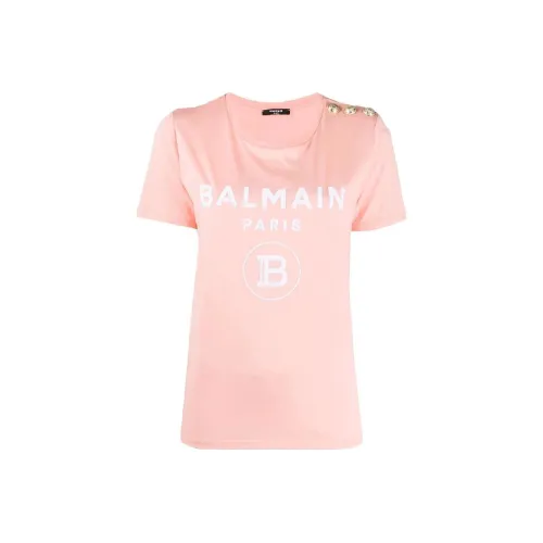 BALMAIN Розовые Женские Футболки