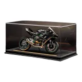 Кавасаки H2R [Черно-серый] + Черная кожа, чехол от пыли