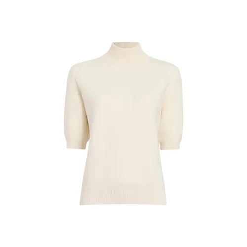 KHAITE FW24 Marco Топ Свитер Женские Глазурь Глазурь Цвет