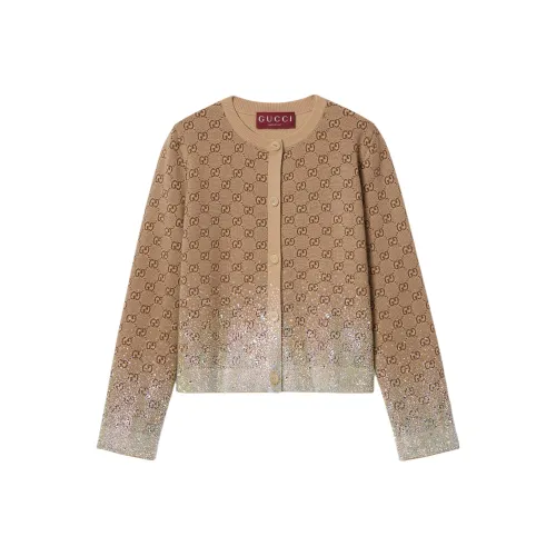 GUCCI FW24 Свитер Женский Темно-Коричневый