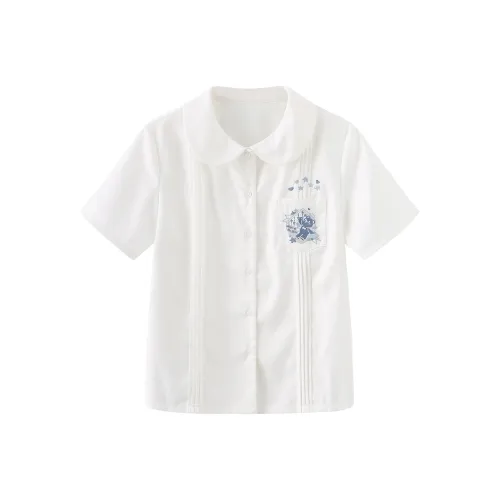 Maomengda Белые Женские Рубашки