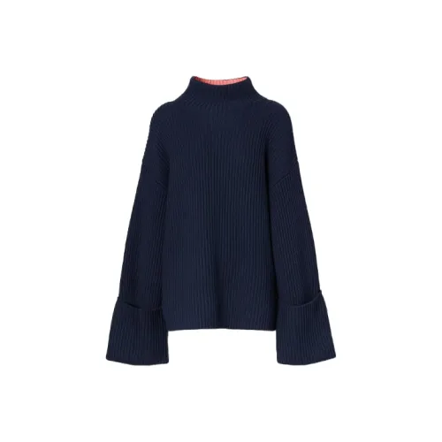 Burberry Свободный крой Трикотаж Женский Ink Синий