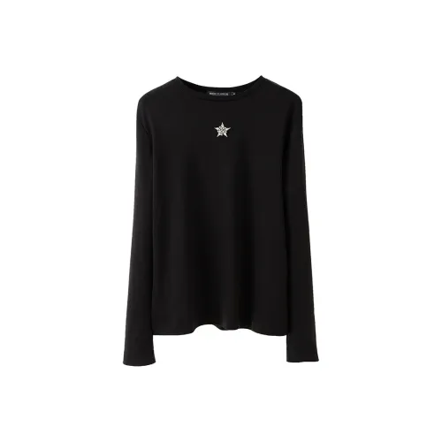 SOON FLOWER T-рубашка Женская Черная