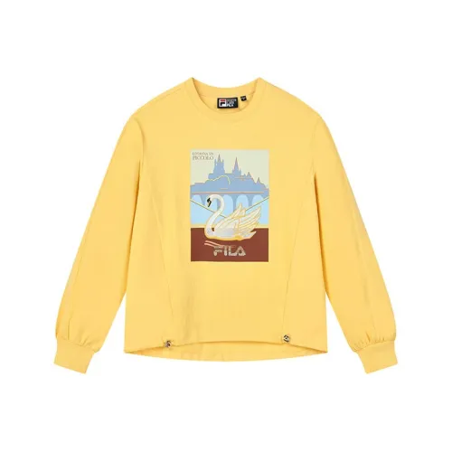 FILA Толстовка Женская Светлая Sunflower Yellow