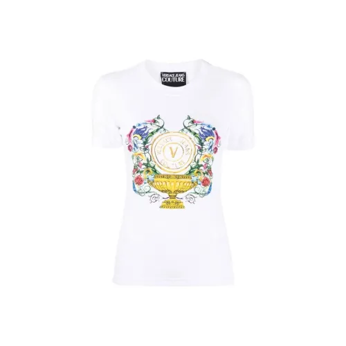 VERSACE JEANS COUTURE Белая Женская Футболка