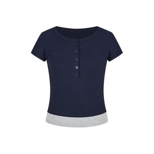 Garbege T-Shirt Женская Темно-Синяя