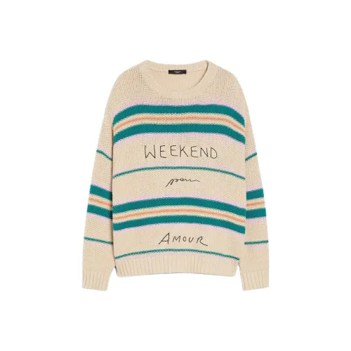 WEEKEND MaxMara Бежевые Женские Свитеры