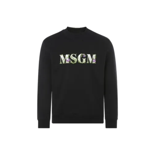 MSGM Черные Женские Свитшоты