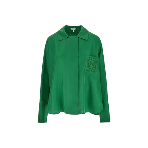 LOEWE Зеленые Женские Рубашки