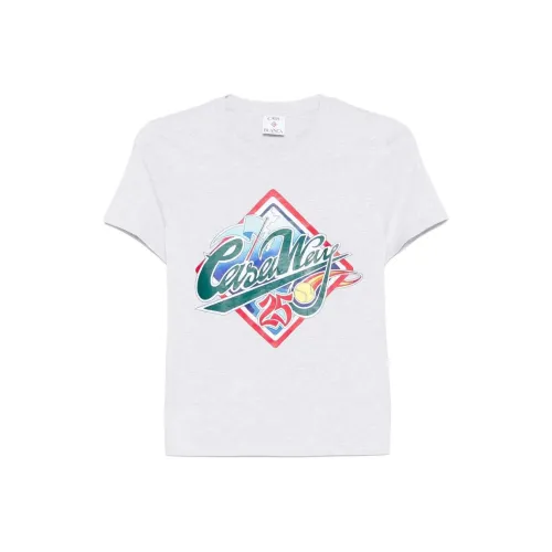 CASABLANCA Стандартная T-рубашка Женская Фотиния Серый