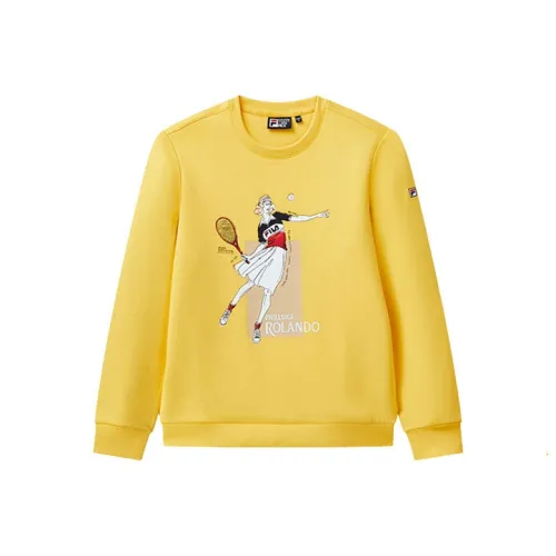 FILA Лилия Синий/желтый Женские Свитшоты