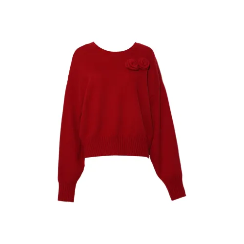 DPLAY Свитер Женский Анкора Красный