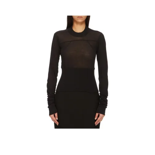 RICK OWENS совместный бренд RO T Рубашка Женская Черная