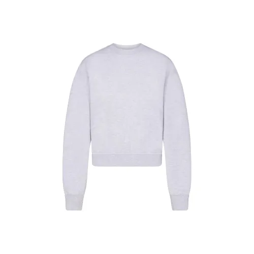 SKIMS Свитер Женский Меланжевый Светлый Серый Светлый Фотиния Серый