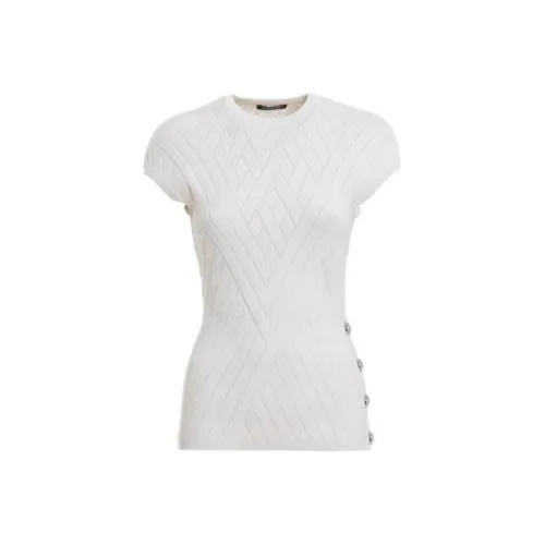 BALMAIN Белые Женские Футболки