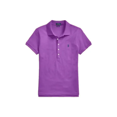 Polo Ralph Lauren SS22 Поло Женское Фиолетовое