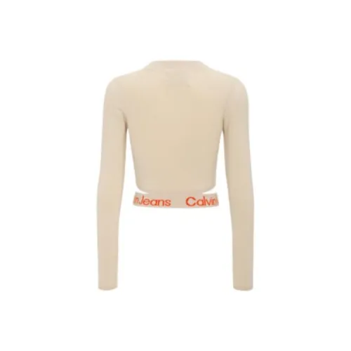 Calvin Klein FW22 Трикотаж Женский Абрикос