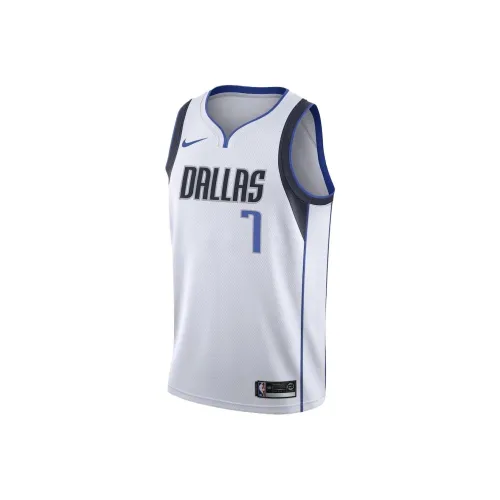 NBA x Nike Dallas Mavericks SWINGMAN Fan Edition Баскетбольная Джерси Мужская Белая