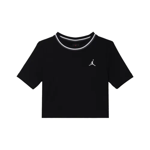 Jordan Черные Женские T-рубашки