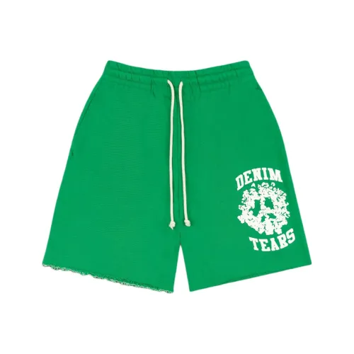 Denim Tears Concrete Boys Collaboration Зеленые Унисекс Повседневные шорты