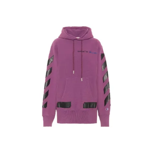 Off Белый Co Branded Коллекция Фиолетовый Женские Свитшоты