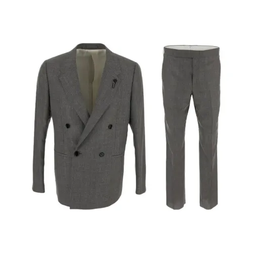 LARDINI Бизнес-костюм мужской серый