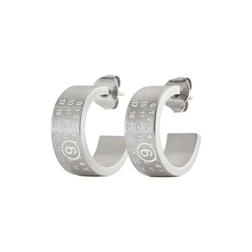 MM6 Maison Margiela Брассовые серьги Женские
