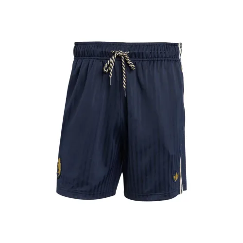 Adidas Originals x YOUWENTUSI LIANMINGKUAN JUVENTUS SS25 Повседневные шорты Мужской Легенда Чернила Синий