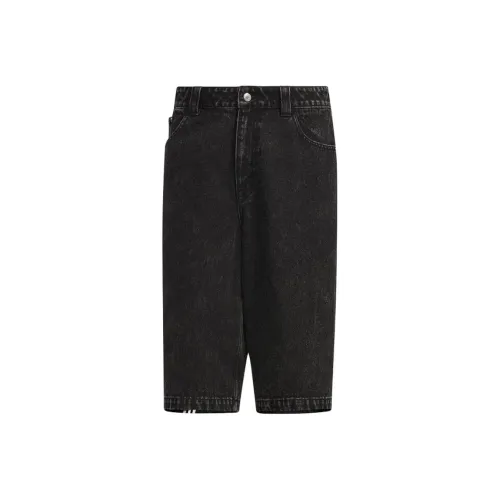 Adidas Originals Повседневные шорты Унисекс Средний Деним Черный