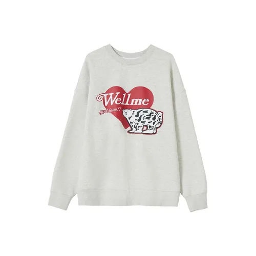 WELLME Серый Унисекс Свитшоты