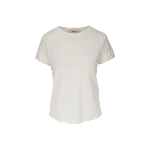 Dorothee Schumacher SS24 Рукав с оборванным плечом T-рубашка Женская Белая