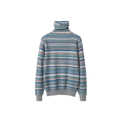 Cypress House Свитер Женский Синий Серый Полосы