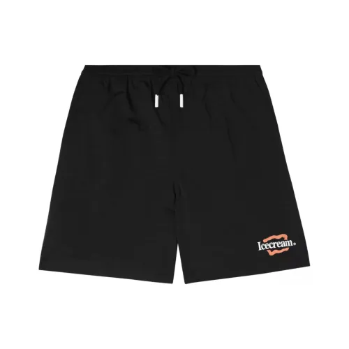 ICECREAM Повседневные шорты Мужские Черные