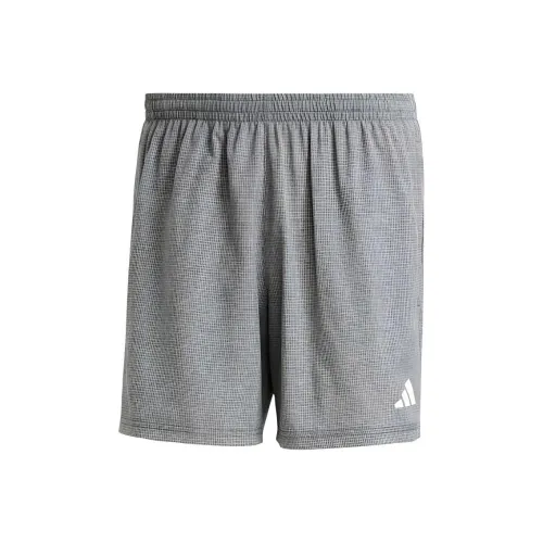 Adidas OWN THE RUN Повседневные шорты Мужские Six Серый Смешанный Белый