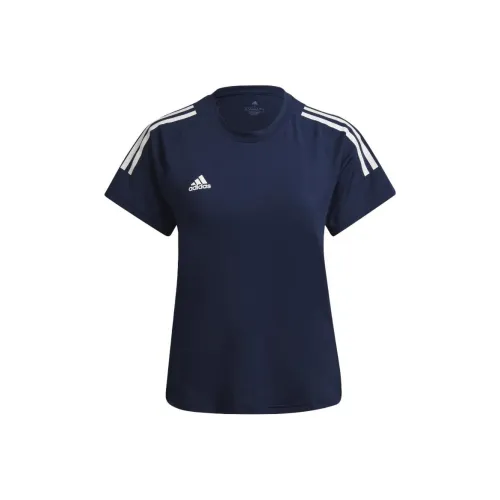 Adidas Синие Женские Футболки