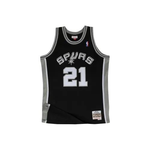 NBA San Antonio Spurs Тим Данкан Классика Паркет ROAD Swingman Баскетбольная Джерси Мужская Черный Белый