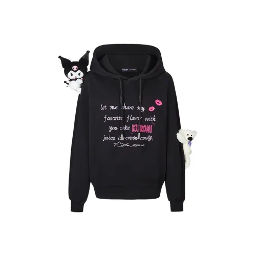 13 DEMARZO x Sanrio CHARACTERS Свитшот Унисекс Черный