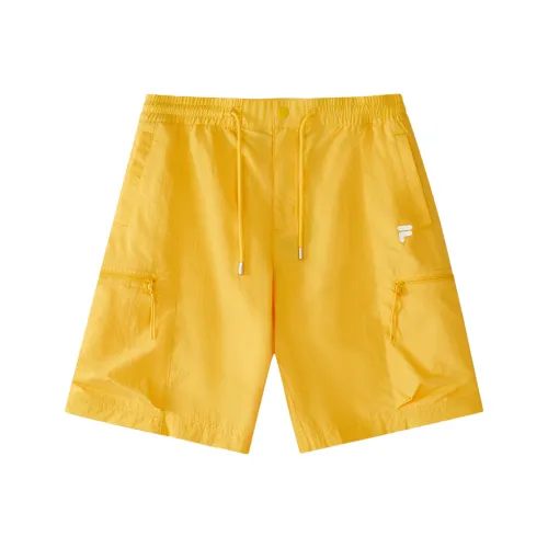 FILA FUSION FOB SS25 Повседневные шорты Мужской Банан Лимонно-желтый YE