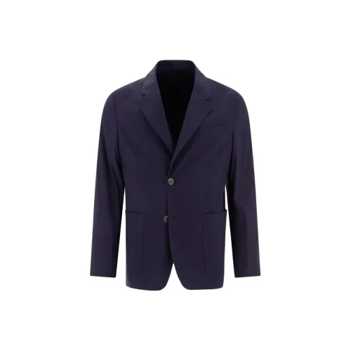 PRADA Синий Мужской Деловой костюм
