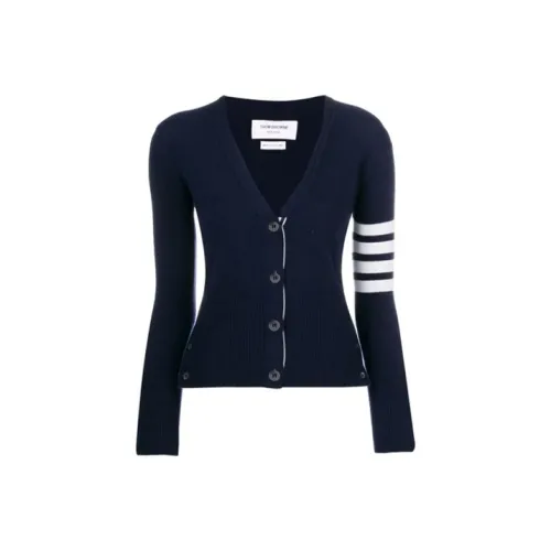 THOM BROWNE· Кашемировый свитер женский морской синий