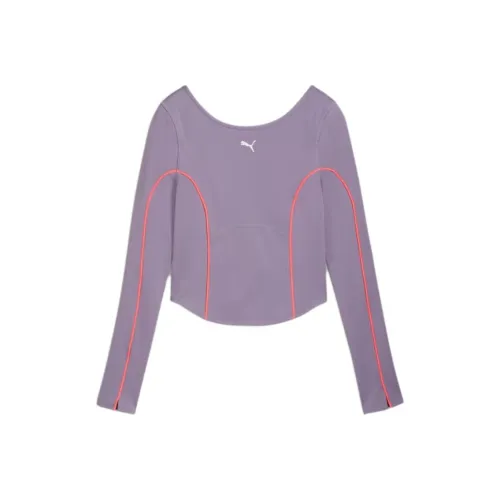 PUMA Стандартная футболка женская светло-сливовый цвет