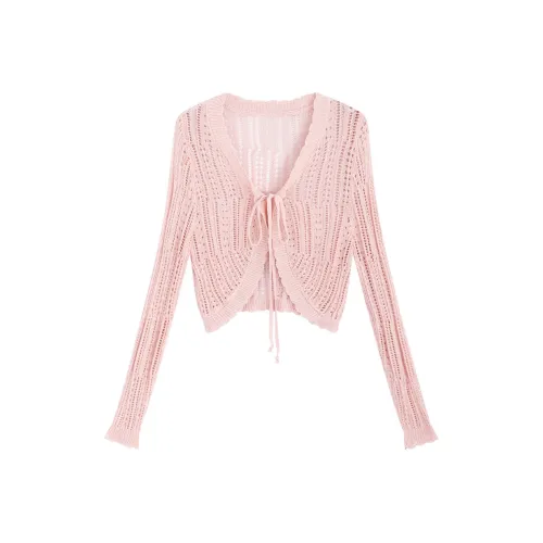 SNZX Розовый Женский Трикотаж