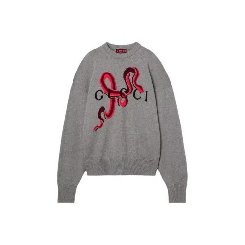 GUCCI SS25 Свитер Женский Серый