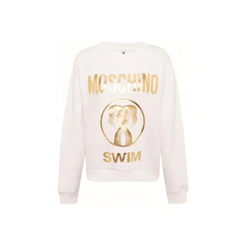 MOSCHINO Белый Женские Свитшоты