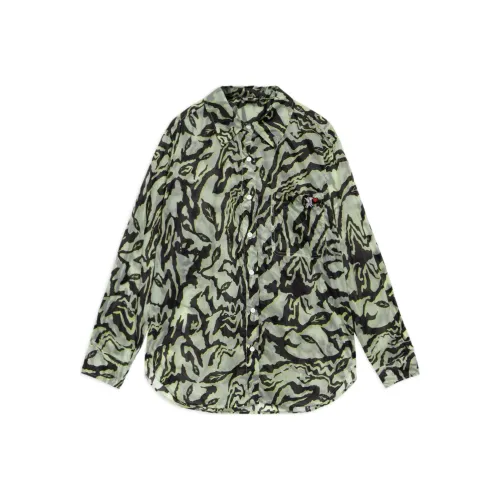 LINING Sports Trend Series SS22 Рубашка Женская Aqua Celadon Green