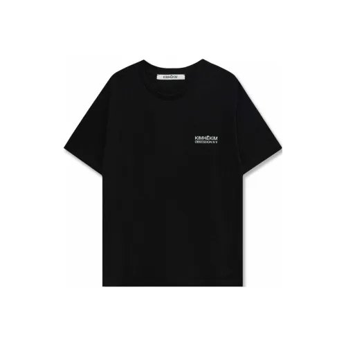 KIMHEKIM Черный/Черный Женские Футболки