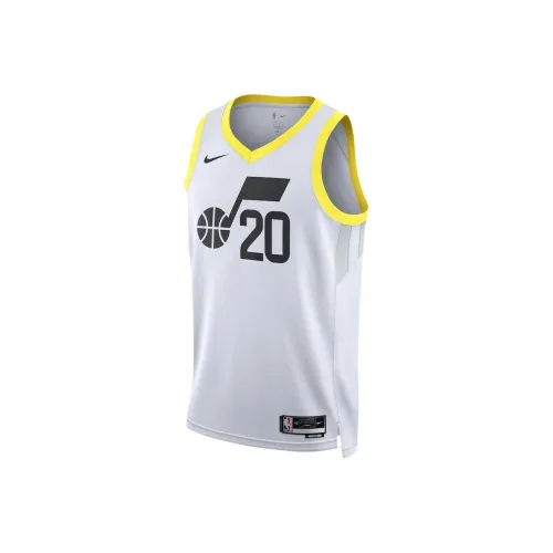 NBA x Nike Utah Jazz Баскетбольная Джерси Унисекс Белая