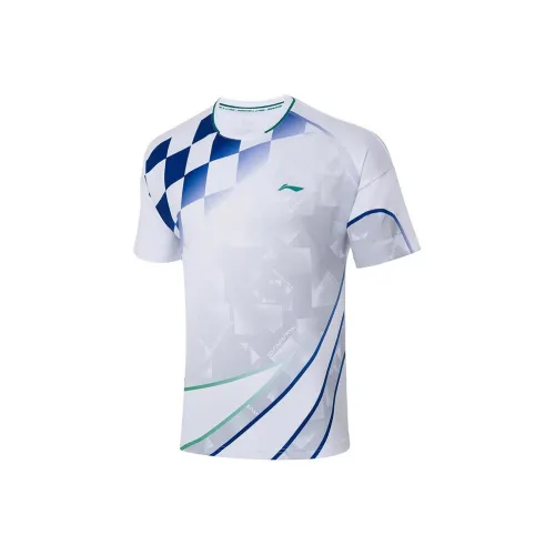 LINING Badminton Series Бадминтон Джерси Мужской Белый