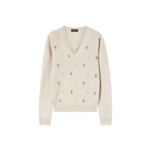 Loro Piana Бежевые Женские Свитеры