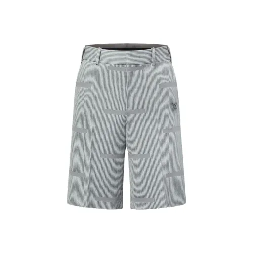 LOUIS VUITTON Capsule FW24 Повседневные шорты Мужские Светло-синие